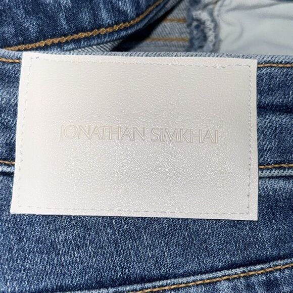 NWT JONATHAN SIMKHAI Charlie High Rise Bootcut Jeans In Sorrento Size 32 - Picture 13 of 14